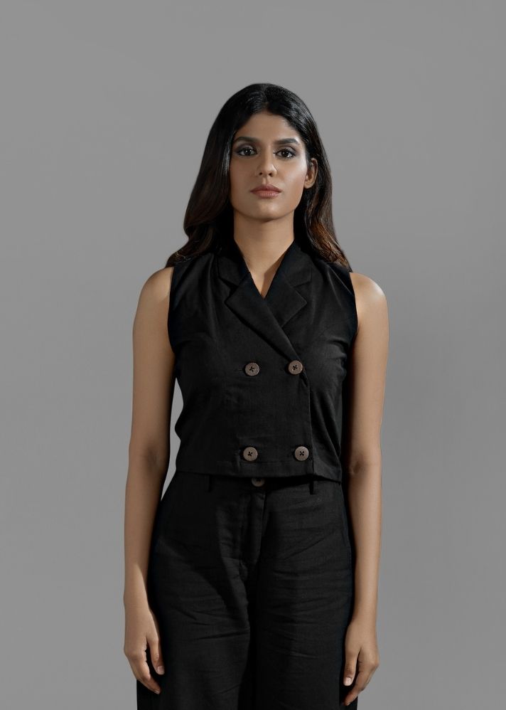 توب بلاك بيبر باللون الأسود