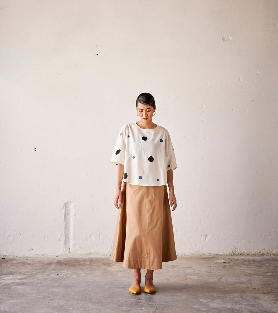 A Model Wearing Multicolor Pure Cotton Poppins, curated by Only Ethikal