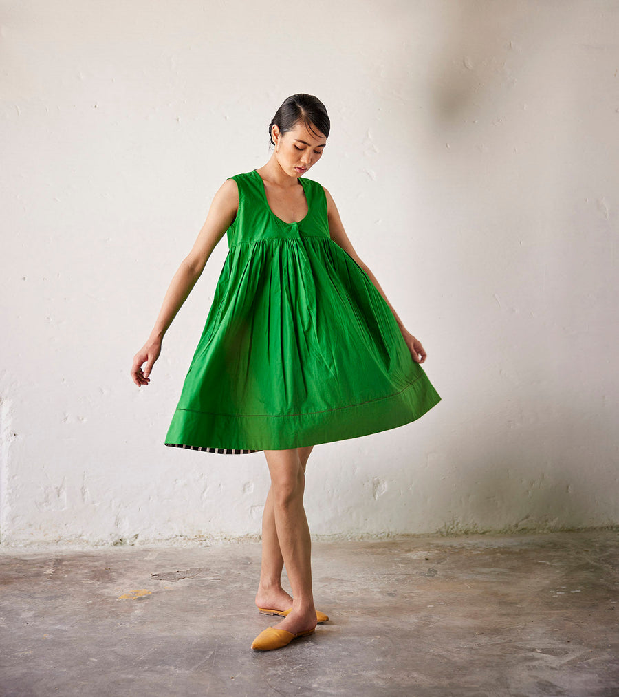 A Model Wearing Green Pure Cotton Kiwi, curated by Only Ethikal