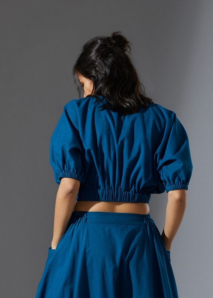 قميص سفارا - أزرق